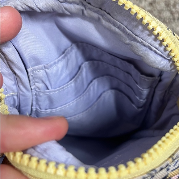 Vera Bradley Yellow Floral Crossbody water bottle  Bag - Picture 4 of 9